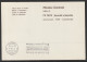 1990, Interflug, Special Flight Card, Javornik-Zürich, Zuleitungspost - Airmail