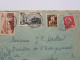 1957 LETTRE ALGER VOIR CACHET " Alger Champ De Manœuvre " POUR TANARIVE MADAGASCAR - Lettres & Documents