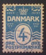 Denmark (Danmark), Scott #60, Used, 1905, Waves And Hearts, 4 øre, Light Blue - Oblitérés