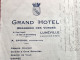 Delcampe - Lettre Manuscrit Entête Gd Hôtel Brasserie Des Vosges Lunéville+ Photo Militaire Raymond à Fraibois/Monteil-Nancy-Bières - Manuscrits