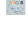 LETTRE RECOMMANDEE -AFFRANCHIE N°407+N°384 X 3 EX +N° 397 - OBLITEREE CAD 89 PARIS  -1938 - 1921-1960: Modern Period