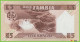 Voyo ZAMBIA 5 Kwacha ND/1980-88 P25d B126d 45/C UNC Fish Eagle - Zambie