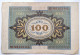 100 Mark Alte Reichsbanknote W9912144    1.11.1920 - 100 Mark