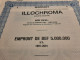 ILLOCHROMA S.A. - Emprunt De BEF 5.000.000 5 % 1991-2001 - Titre De 3 Warrants Au Porteur - Uccle 1991. - Banque & Assurance