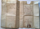1695 NAPOLI COVER USED TWO TIMES ! Lettera Prefilatelia>VENEZIA & LIVORNO, FRANCA ROMA (Italia Toscana Stato Pontificio - Napoli