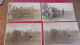 WWI LOT DE 4  CARTE PHOTO JUIN 1919 MANOEUVRES EN RHENANIE COMMANDANT - Oorlog 1914-18