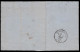 1868 NDP MiF FALTBRIEF ½Gr Mi. 31,1Gr(4) Mi.4 HAMBURG N. TOURCOING, FRANKREICH - Lettres & Documents