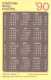 Pocket Calendar, Russia:Culture Fund, Icon, 1990 - Small : 1981-90