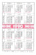 Pocket Calendar, Cactus With Blossoms, 1990 - Small : 1981-90