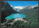 Banff  National  Park  Alberta - Aerial View Of Lake Louise The Chateau Lake Louise And Victoria Glacier - Banff