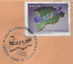 Brazil 2011 Cover Commemorative Cancel 150 Years Federal Savings Bank Map - Storia Postale
