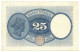 25 LIRE BIGLIETTO DI STATO AQUILA CON BANDIERA SABAUDA 27/09/1923 BB - Regno D'Italia - Altri