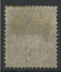 N° 6 Surcharge Au Type I COTE 40 €, 15ct Bleu - Used Stamps