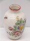 -JOLI ANCIEN VASE ROULLET RENOLEAU A FLEURS ROSES COLLECTION DECO VITRINE   E - Angoulême/Le Renoleau (FRA)