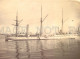 1902 Uk Battleship Military Ship Montevideo Port 4x Photo Sequence +1 Postcard - Uruguay