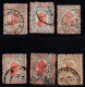Delcampe - Brazil Old Stamp Specialized Lot Used Stamps Varieties Postmarks Etc - Verzamelingen & Reeksen