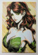 CARTE SEXY GIRL WAIFU BEAUTY MANGA MINT PAILLETTE Batman Poison Ivy - Marvel