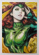 CARTE SEXY GIRL WAIFU BEAUTY MANGA MINT PAILLETTE Jean Grey X Men - Marvel