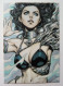 CARTE SEXY GIRL WAIFU BEAUTY MANGA MINT PAILLETTE Wonder Woman - Marvel