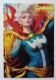 CARTE SEXY GIRL WAIFU BEAUTY MANGA MINT PAILLETTE Doctor Strange - Marvel