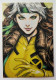 CARTE SEXY GIRL WAIFU BEAUTY MANGA MINT PAILLETTE Malicia  X Men - Marvel