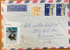 SWEDEN 1988, COVER USED TO USA, ANGEL 1980 BLOWING HORN, MUSIC, VIGNETTE TB LABEL 1981, CHRISTMAS, LIDINGO CITY CANCEL. - Lettres & Documents