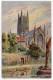 WORCESTER Cathedral - Artist A.C. Payne - Tuck Oilette 6498 - Worcester