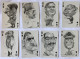 Delcampe - Très Beau Double Jeu 54 Cartes 1973 - Caricature Personnalité - Political Twin Pack Playing Cards By ORTUNO - Erric Sio - 54 Karten