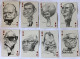 Delcampe - Très Beau Double Jeu 54 Cartes 1973 - Caricature Personnalité - Political Twin Pack Playing Cards By ORTUNO - Erric Sio - 54 Cartas