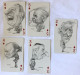 Delcampe - Très Beau Double Jeu 54 Cartes 1973 - Caricature Personnalité - Political Twin Pack Playing Cards By ORTUNO - Erric Sio - 54 Carte