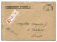 Enveloppe Recommandé Einschreiben Postkantoor Postsache Postdienst Brussel Bruxelles 1940  Nach Moerzeke - Storia Postale