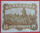 Epreuves En Rouge De La Poste Locale Allemande Bergedorf (1887), Proof, Probedruck : Lapin, Rabbit, Kaninchen - Rabbits