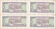 Vietnam 4 Billets 1000 Dong 1988 , Numéro Qui Se Suive BM 4377397, BM 4377398, BM 4377399, BM 4377400, UNC - Viêt-Nam