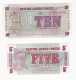Grande Bretagne 2 Billets 5 Et 10 New Pence - 6th. Series - UNC - British Troepen & Speciale Documenten