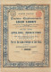 Titre De 1900 - Sté Anonyme Des Anciens Etablissements Léon Lobet - - Industrie