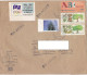 NATIONAL CONSTITUTION, BOOK FAIR, TREES, STAMPS ON COVER,1995, ARGENTINA - Storia Postale