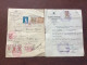 TIMBRES FISCAUX Taxe SUR 2 DOCUMENTS  *Certificat Judiciaire *Instruction Publique  SOFIA  Bulgarie  ANNEES 1943 & 1946 - Portomarken