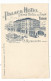 TORINO TURIN CARTE PUB PALACE HOTEL N. RAMONDETTI - Wirtschaften, Hotels & Restaurants