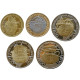 Netherlands Rembrandt 5 Coins Lot 2006 1/2 1 2 Leiden City Euro 04294 - Monedas Comerciales