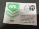23-8-2023 (3 T 3) Australia - NRL 2024 Season To Begin In Las Vegas (with Manly Sea Eagles Team Stamp) - Cartas & Documentos
