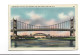 CPA TRIBOROUGH ANDHELL GATE BRIDGES OVER EAST RIVER En 1947! (voir Timbre) - Brücken Und Tunnel