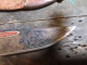 Delcampe - Ancien Couteau Tolède Espagne Lame Émaillée Décor De Fauve Et Cervidés - Couteaux