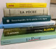 6 Livres Sur La Pêche: La Pêche (larousse) + La Pêche (Nadaud) + Connaître Et Réussir La Pêche En Eau Douce + La Pêche U - Fischen + Jagen