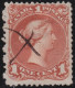 Canada     .    SG  .  55 (2 Scans)      .     O      .    Cancelled - Gebruikt