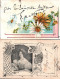 3 Vintage Ca1907 Postcards 4 Autographs Italian Opera Music To Identify - Verzamelingen & Kavels