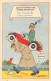 ILLUSTRATEUR - JEAN DE PREISSAC - HUMORISTIQUE, COUPLE, AUTOMOBILE - "QUI VEUT VOYAGER, MENAGE SA MONTURE" - Preissac