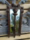 Ancien Miroir Bois Chêne Sculpté XIXème Pot à Feu Style Renaissance - Other & Unclassified