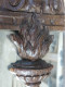 Delcampe - Ancien Miroir Bois Chêne Sculpté XIXème Pot à Feu Style Renaissance - Other & Unclassified