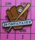 1518A Pin's Pins / Beau Et Rare / SPORTS / BASEBALL GANT BALLE BATTE MONTATAIRE - Baseball
