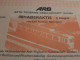 Suisse - ARB - Arth- Rigibahn - Gesellschaft, Goldau - 1 Januar 1984 - - Aviazione